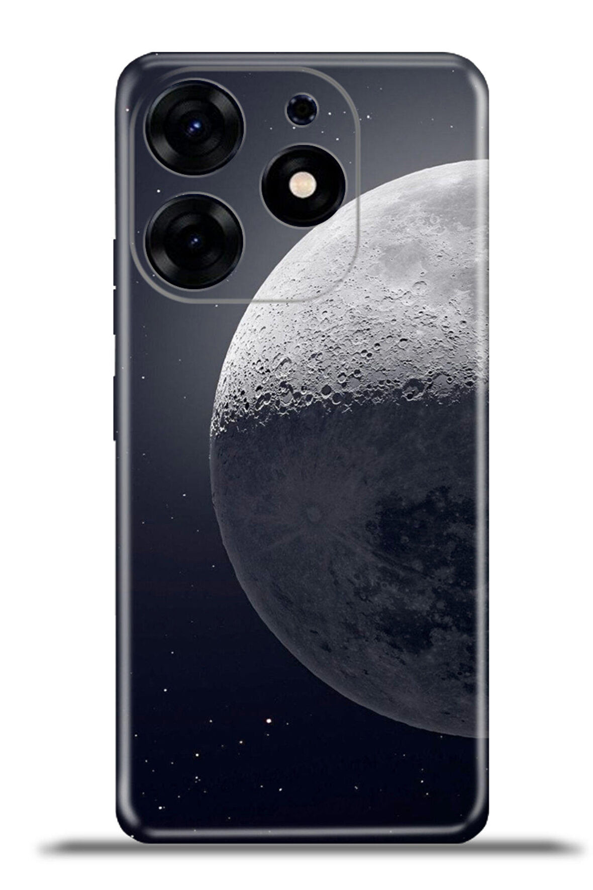 Tecno Spark 10 Pro Esnek Silikon Kamera Koruma 4k Desenli Özel Tasarım - Fullmoon