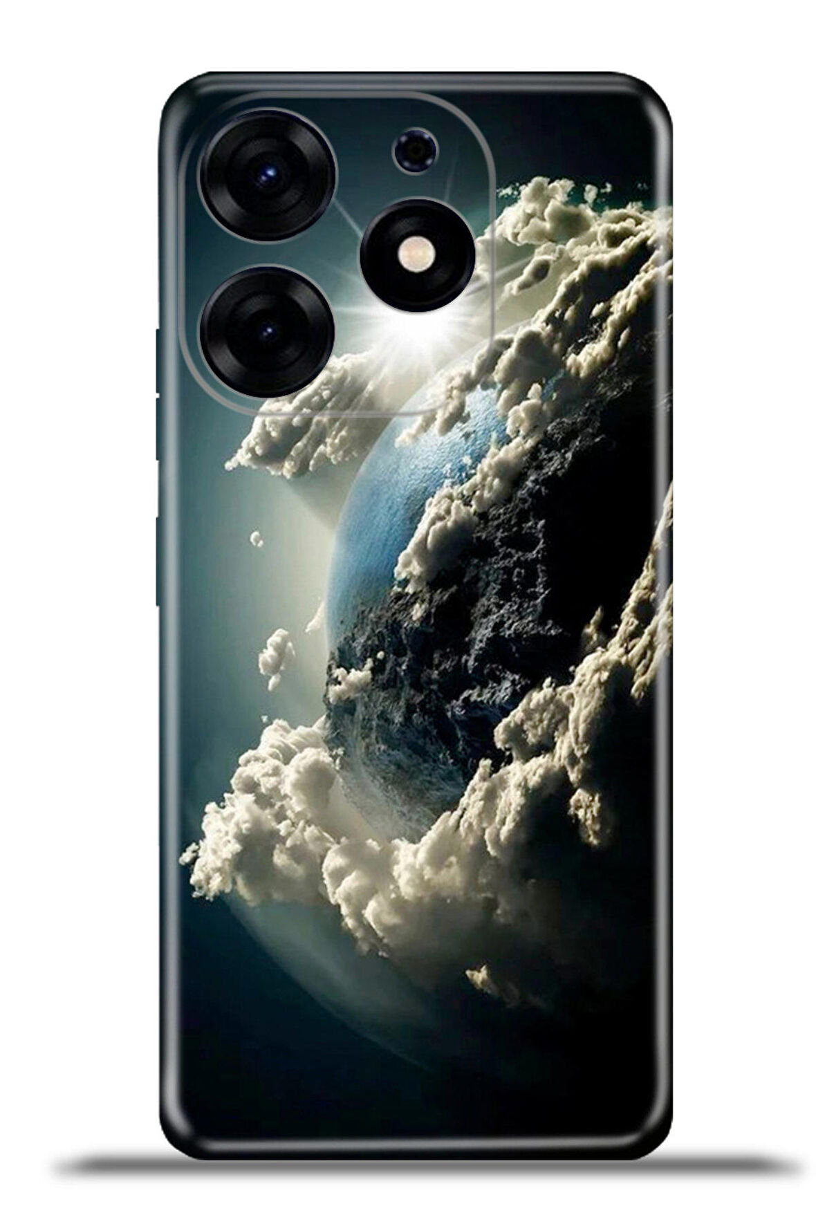 Tecno Spark 10 Pro Esnek Silikon Kamera Koruma 4k Desenli Özel Tasarım - Uzak Dünya