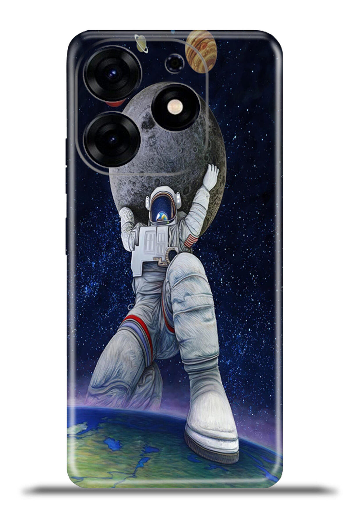 Tecno Spark 10 Pro Esnek Silikon Kamera Koruma 4k Desenli Özel Tasarım - Liftronout