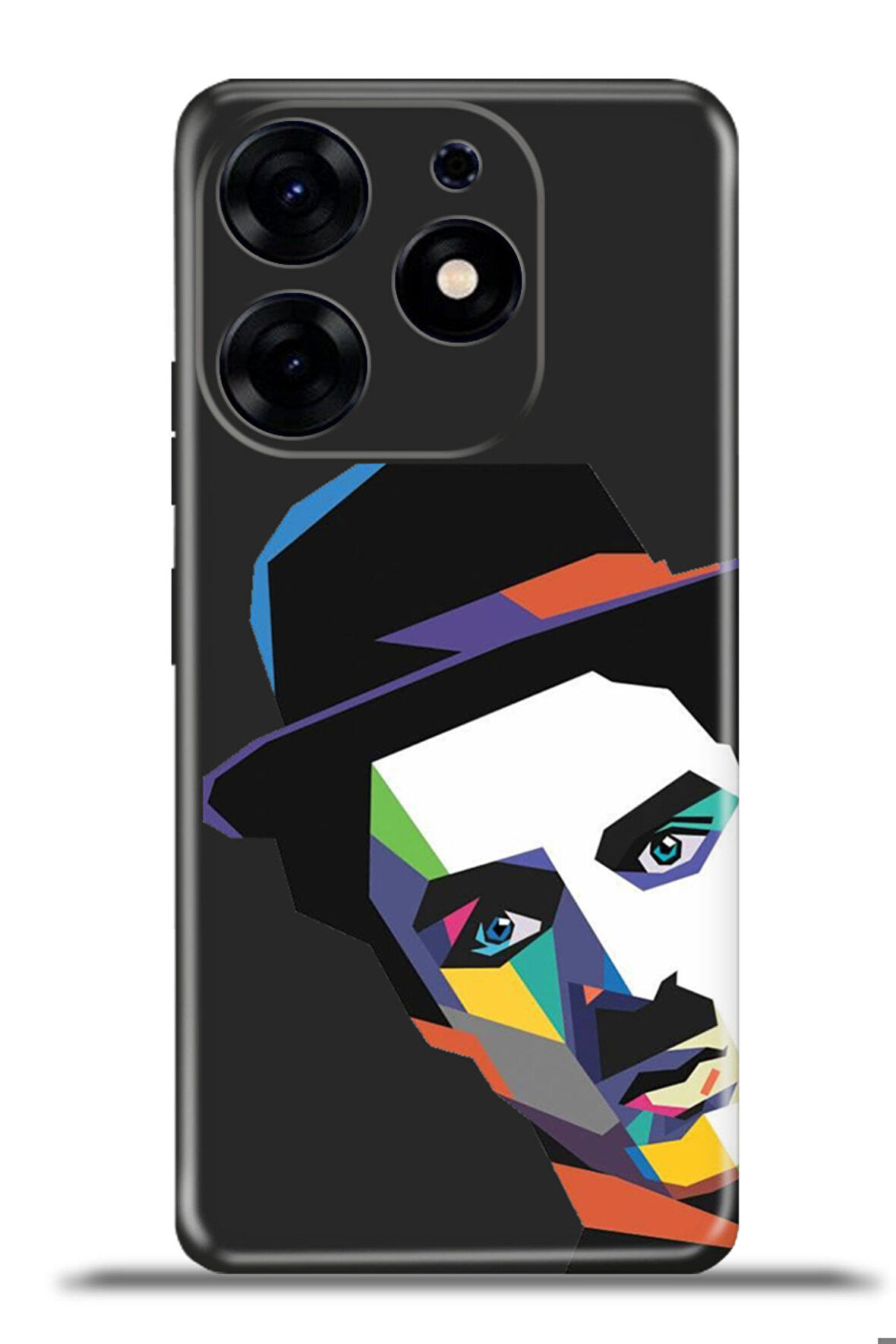 Tecno Spark 10 Pro Esnek Silikon Kamera Koruma 4k Desenli Özel Tasarım - Chaplin