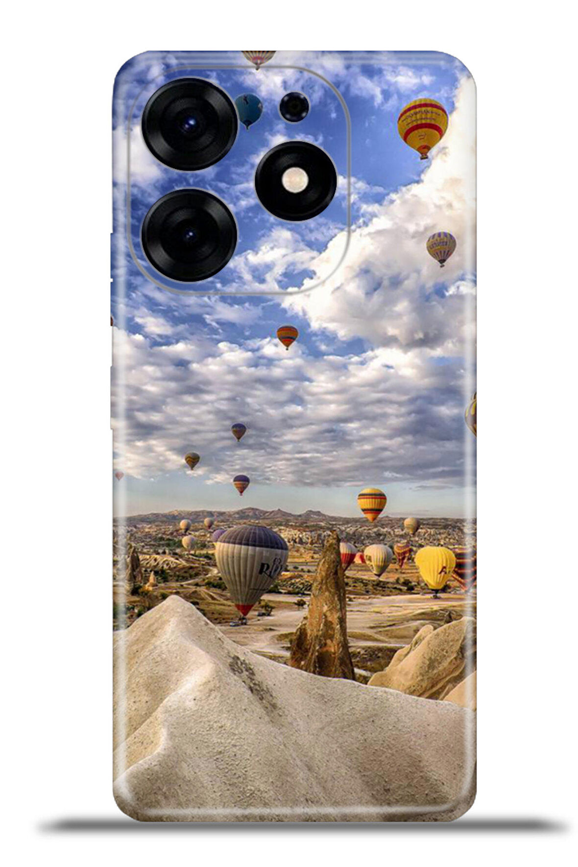Tecno Spark 10 Pro Esnek Silikon Kamera Koruma 4k Desenli Özel Tasarım - Ürgüp Kapadokya