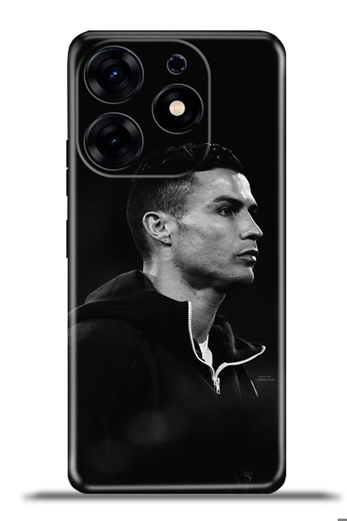 Tecno Spark 10 Pro Esnek Silikon Kamera Koruma 4k Desenli Özel Tasarım - Ronaldo