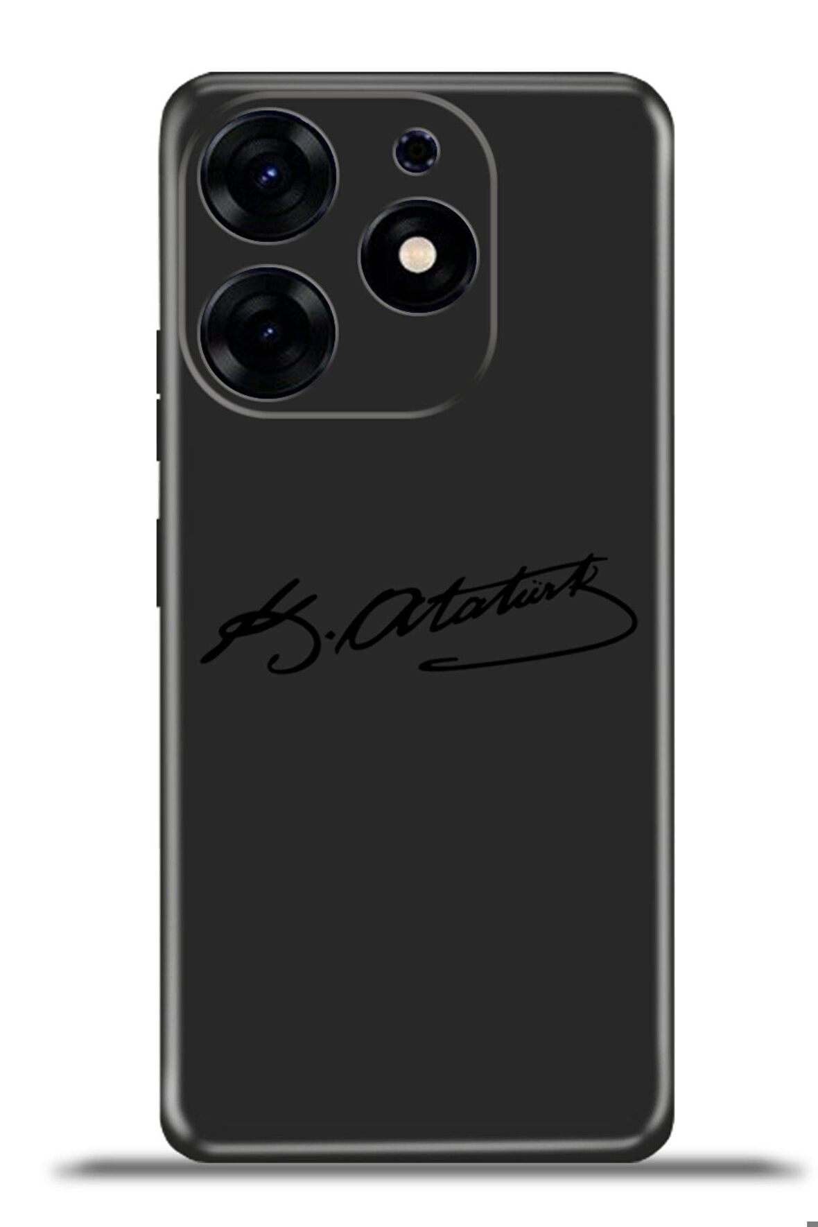 Tecno Spark 10 Pro Esnek Silikon Kamera Koruma 4k Desenli Özel Tasarım - Atatürk İmza