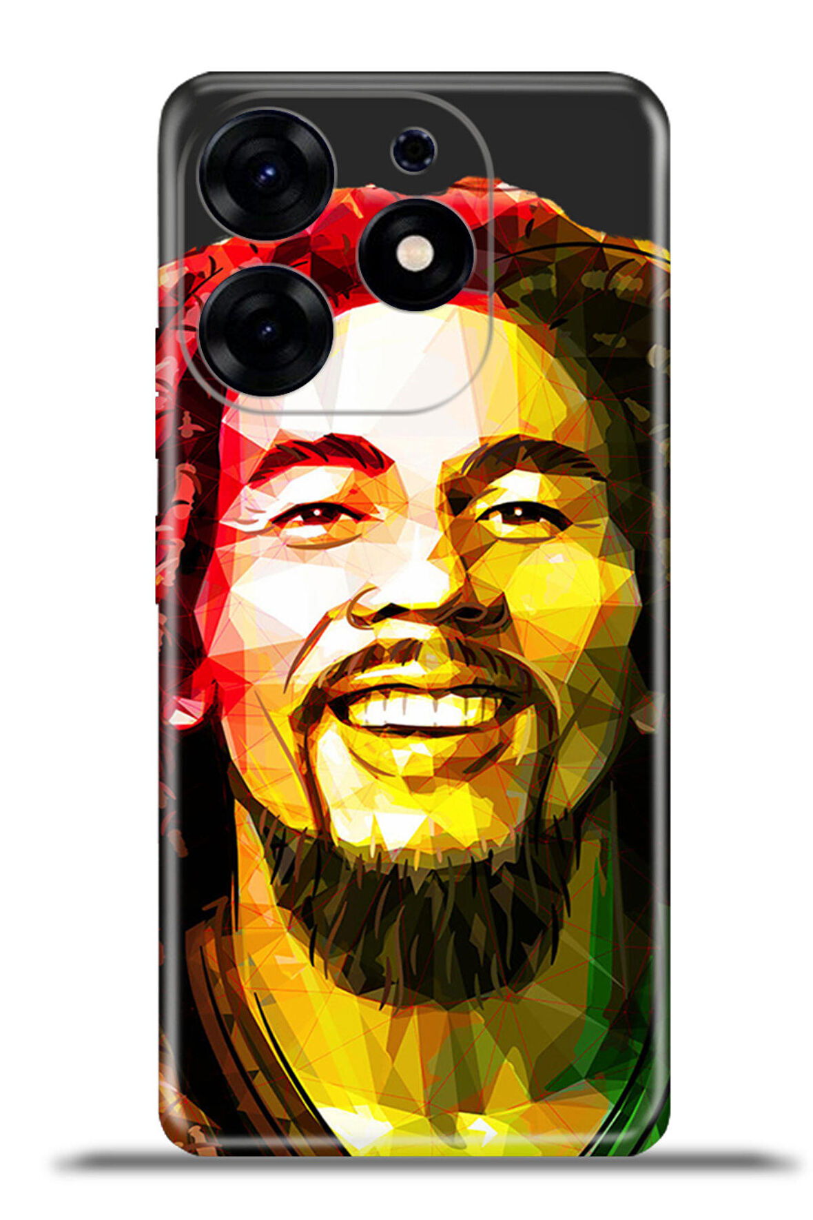 Tecno Spark 10 Pro Esnek Silikon Kamera Koruma 4k Desenli Özel Tasarım - Marley