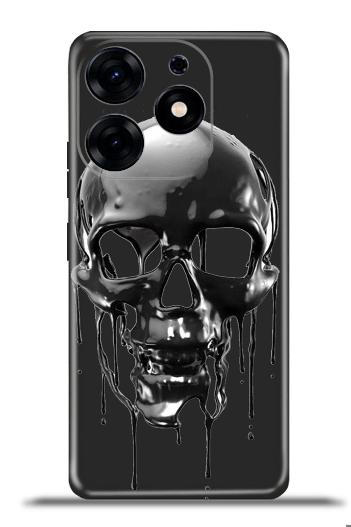 Tecno Spark 10 Pro Esnek Silikon Kamera Koruma 4k Desenli Özel Tasarım - Danger