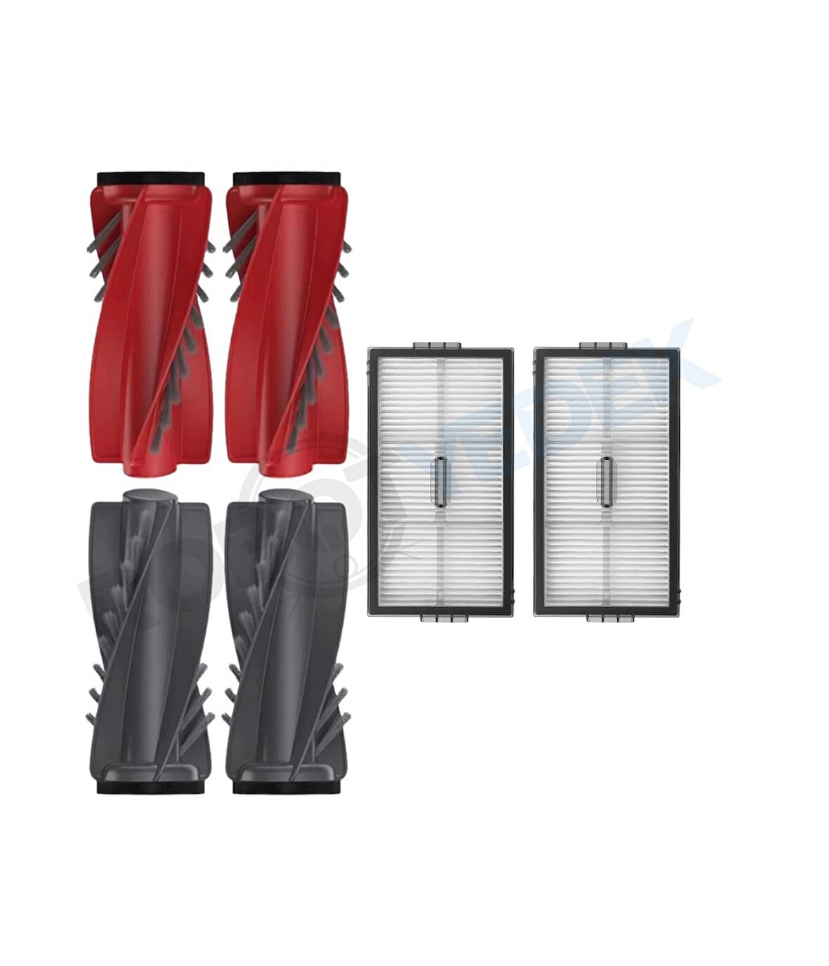 Roborock QRevo CurvX Uyumlu Ana Fırça ve Hepa Filtre-4 Parça