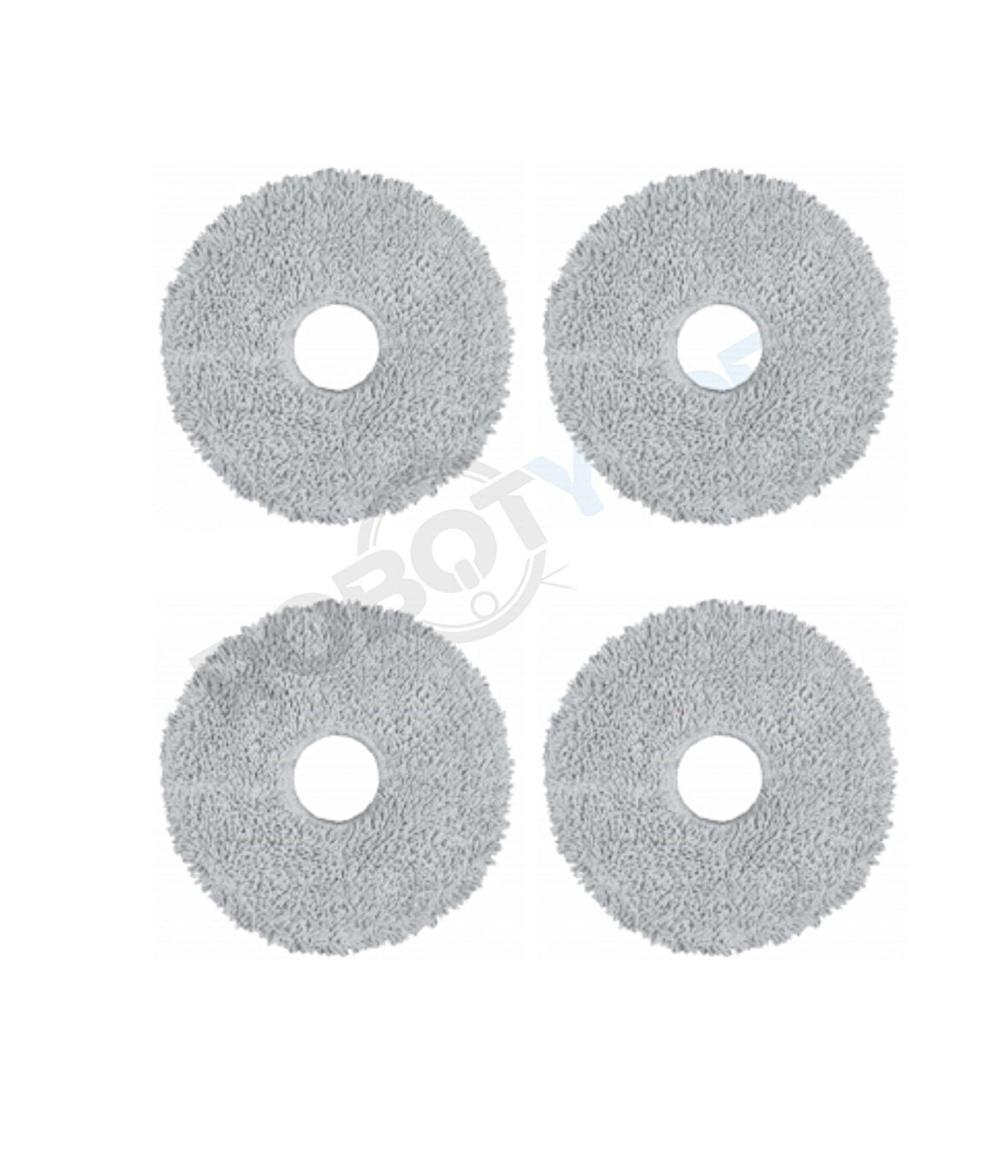 Roborock QRevo CurvX Uyumlu 4 Adet Mikrofiber Mop Bez