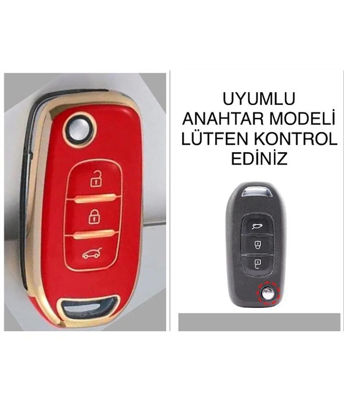 Renault Clio 5 Megane 4 Kaleos Captur Kadjar Anahtar Koruma Kılıfı 2.Resime Bakınız