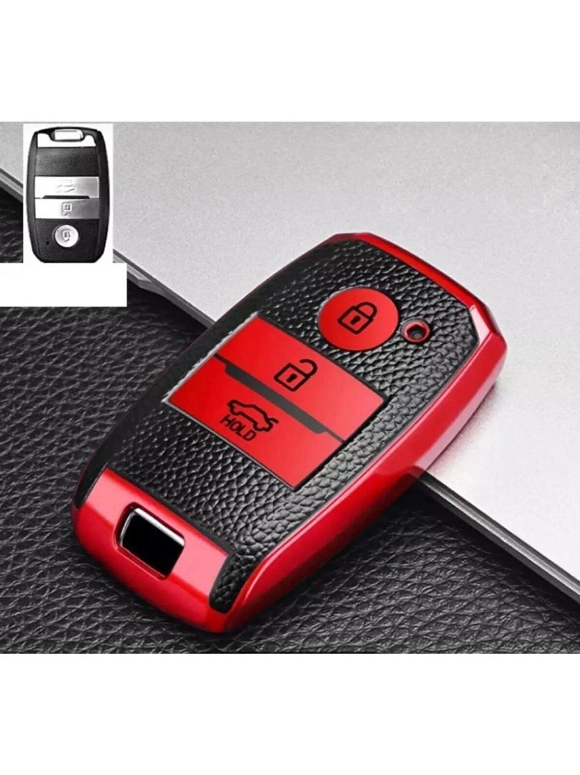 Kia Rio Ceed Soul Sportage Sorento Carens Picanto Uyumlu Anahtar Kılıfı 2.Resime Bakınız