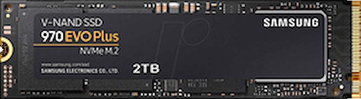 SAMSUNG 970 EVO PLUS 2 TB NVME SSD 3500/3300 (MZ-V7S2T0BW)