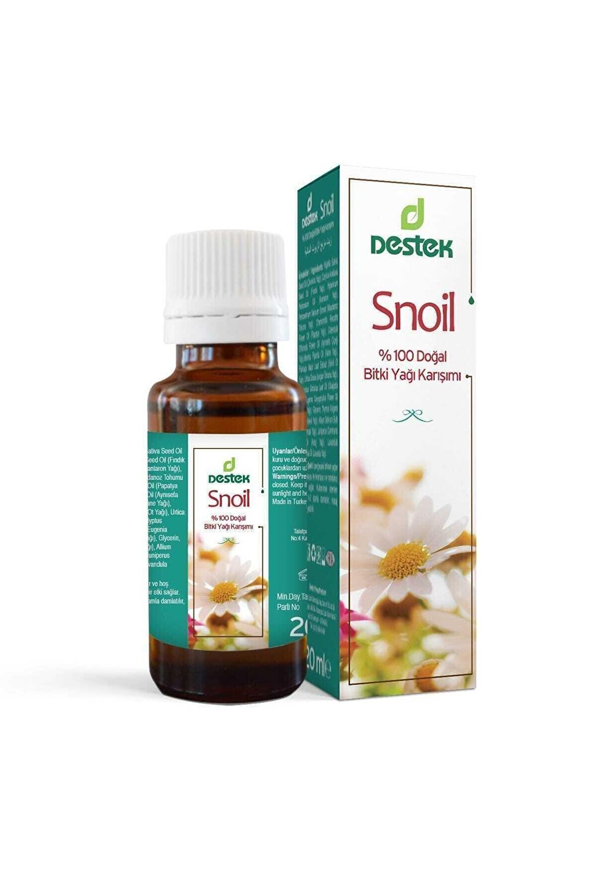 Destek Snoil Bitkisel Yağ 20ml