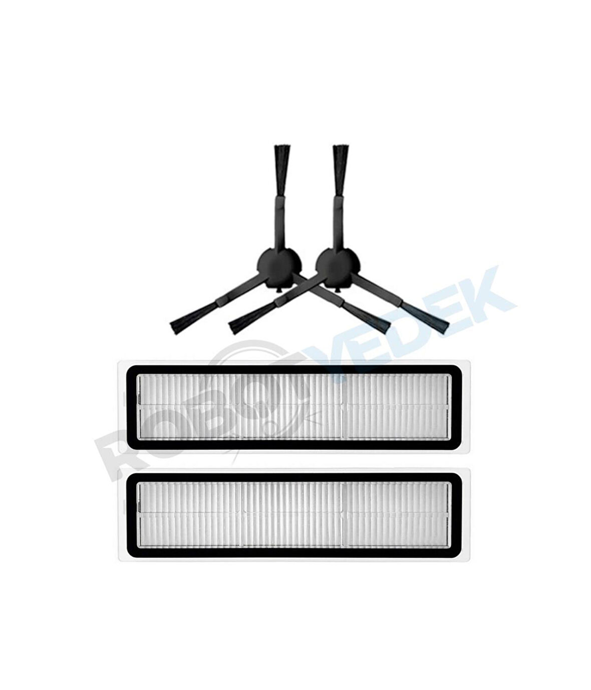 Dreame D10S D10S Pro Uyumlu Yedek Hepa Filtre ve Yan Fırça-4 Parça