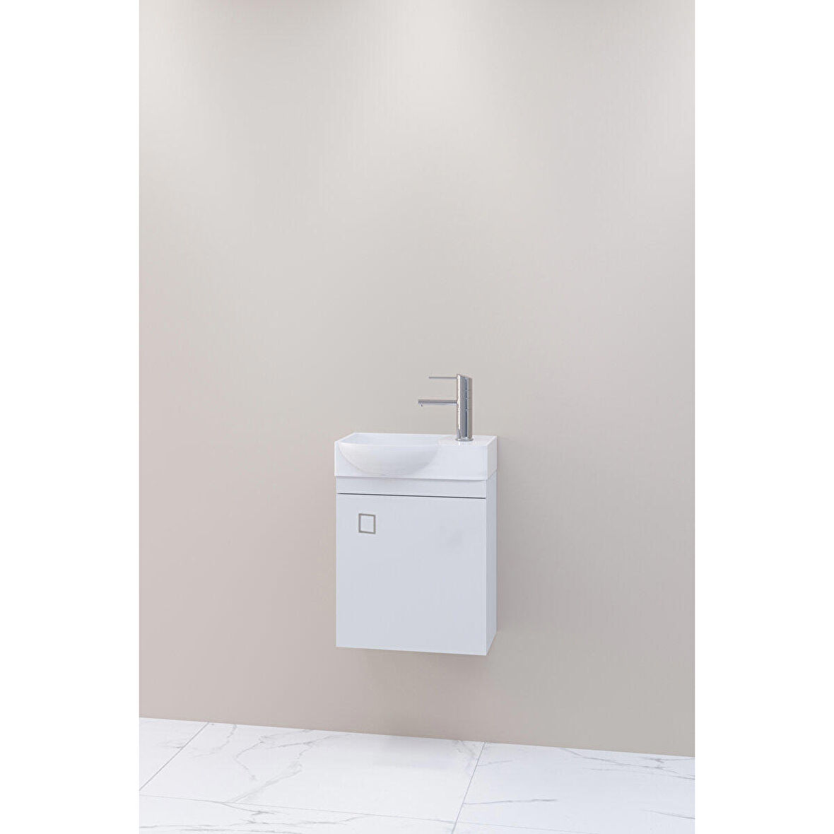 Mini 45 Cm Sağ Lavabolu Alt Modül