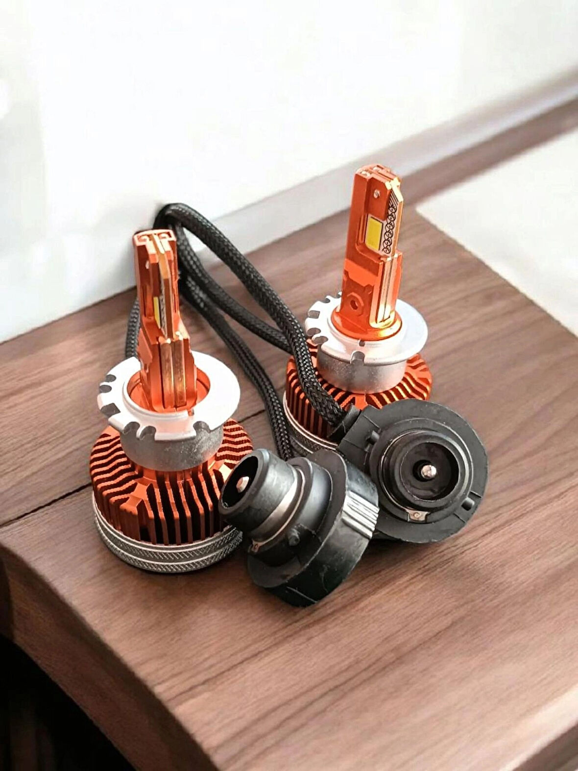 D2S LED Xenon Far şimşek etkili 6000K Ampulü VRPRO D Serisi 75W 2000LÜMEN 1TK(2ADET) GARANTİLİ