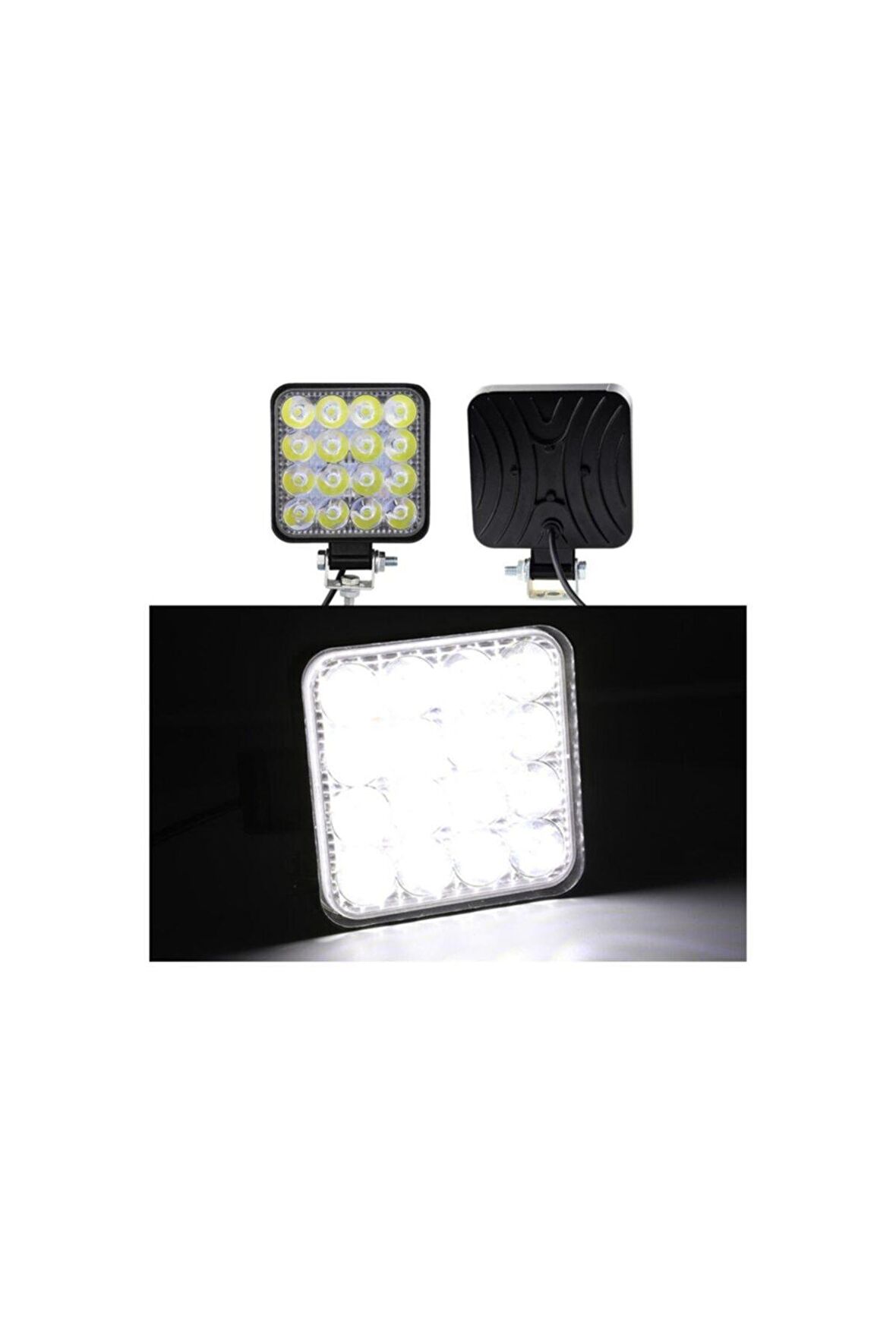 Çalışma Lambası Kare 16 Led 48 Watt