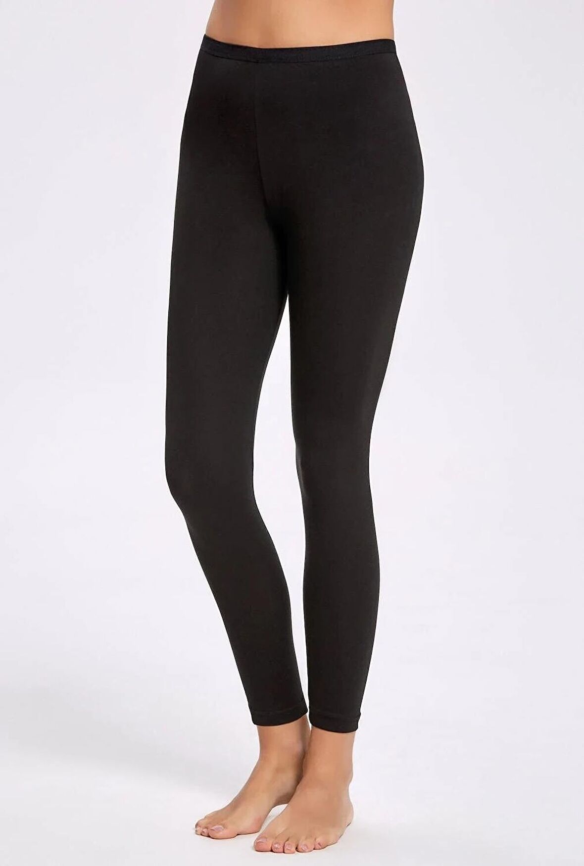 Likralı Uzun Kadın Tayt    3 Adet