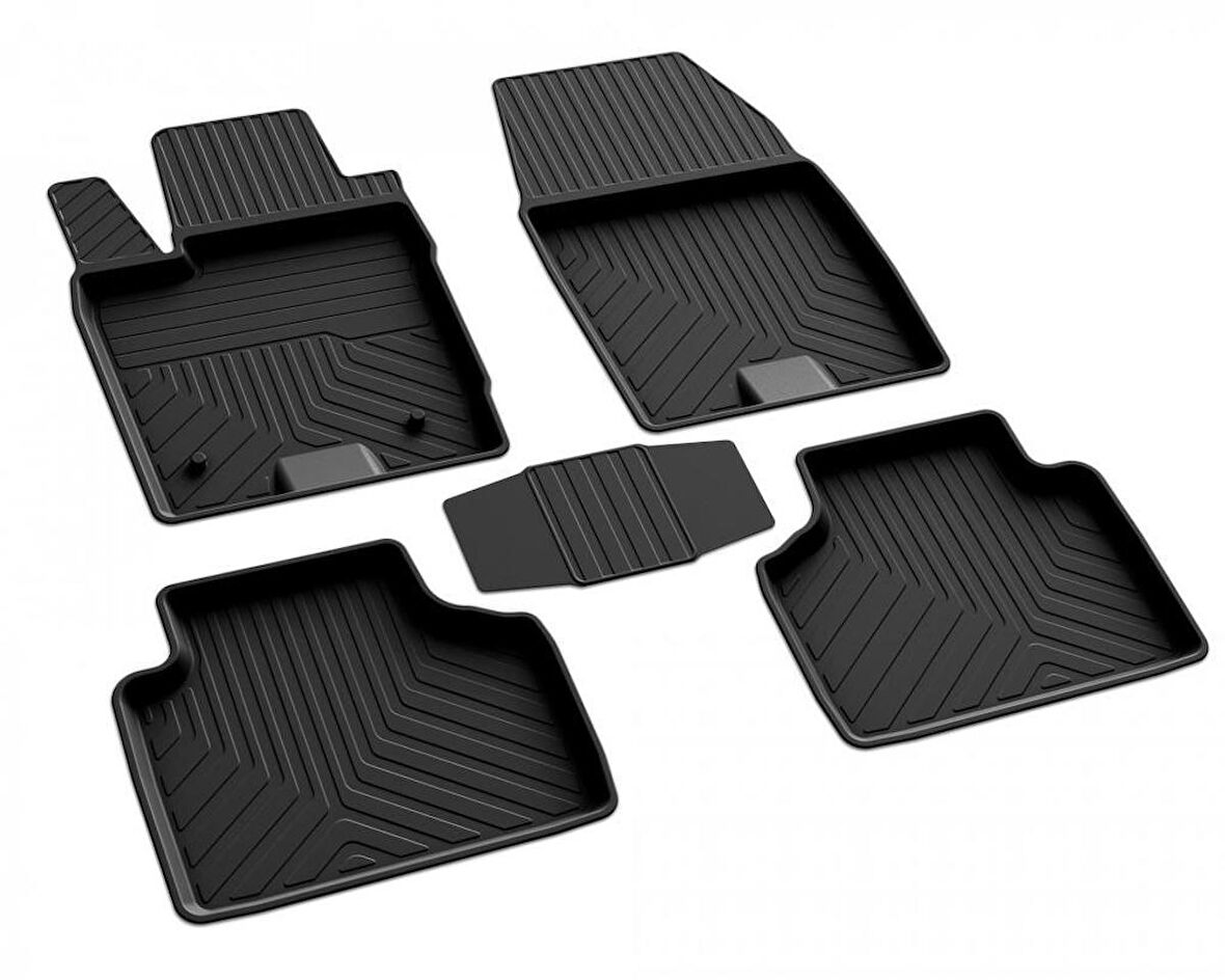 Ford Courier Ferrous 4D Havuzlu Kauçuk Paspas 2014 2023