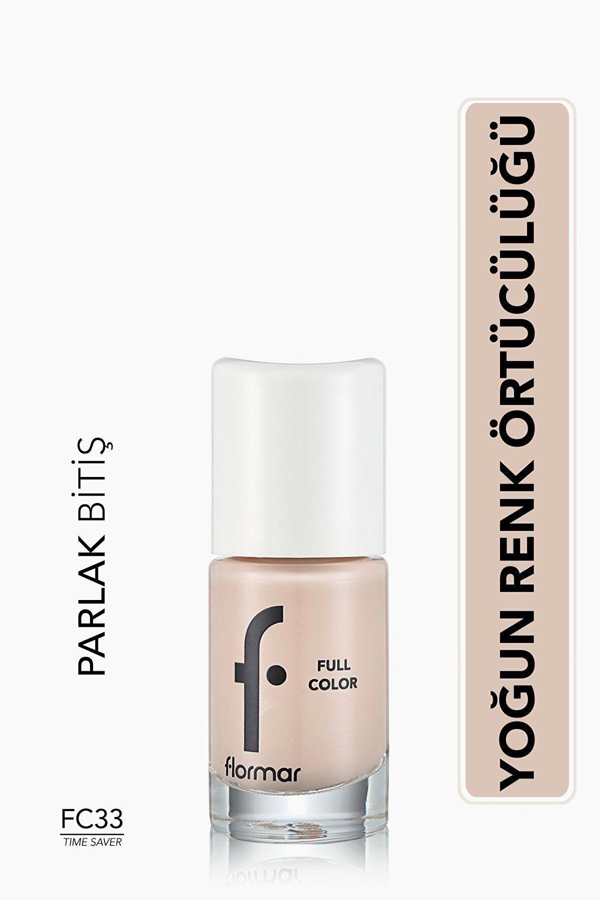 Flormar Yoğun Pigmentli Parlak Oje-full Color Nail Enamel- Fc33 Tıme Saver-8690604313235