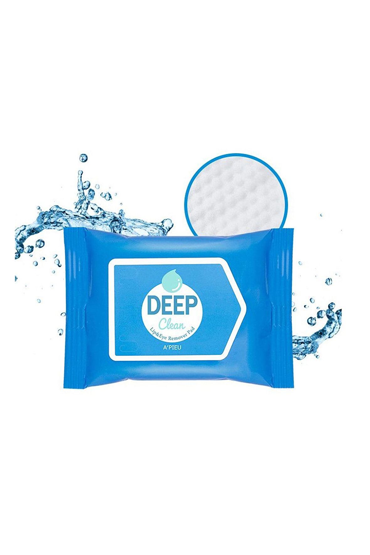 Göz & Dudak Makyaj Temizleyici Pamuk (20 Adet) A'PIEU Deep Clean Lip&Eye Remover Pad