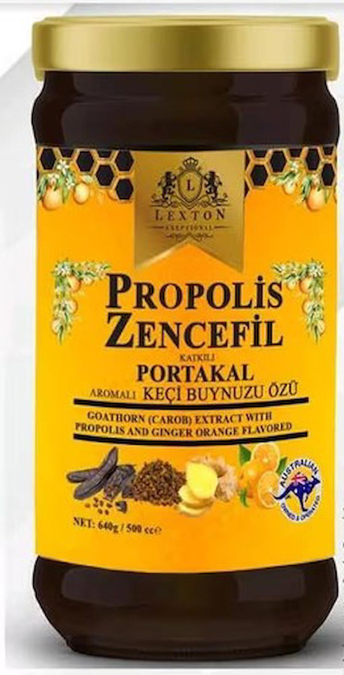 Lexton Zencefil Portakal Keçi Boynuzu Pekmezi 640 G 8680713316593