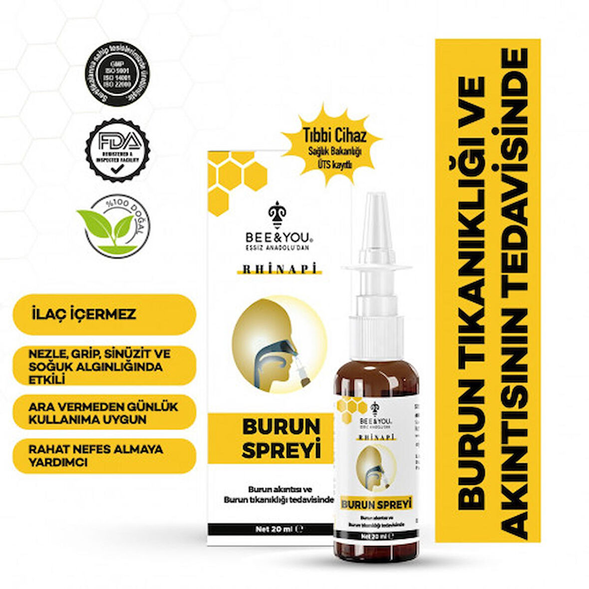 Bee & You Burun Spreyi 20 ml