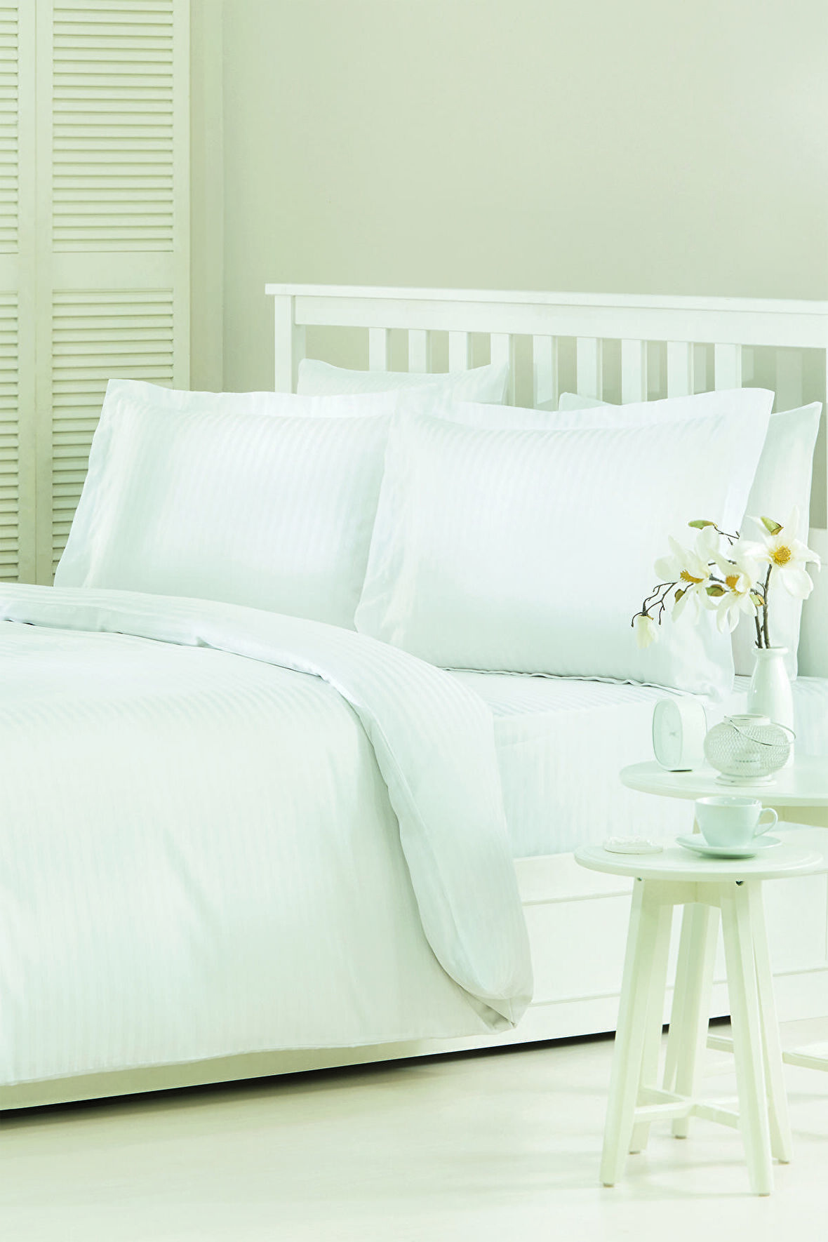 Özdilek Line Battal Boy Saten Nevresim Takımı