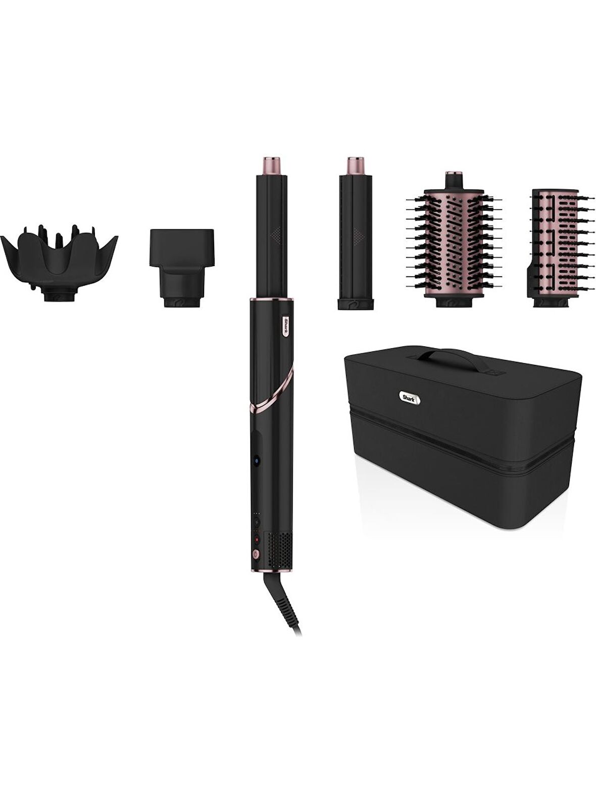 Shark FlexStyle 5-in-1 Saç Kurutma & Şekillendirme Sistemi – Black/Rose Gold