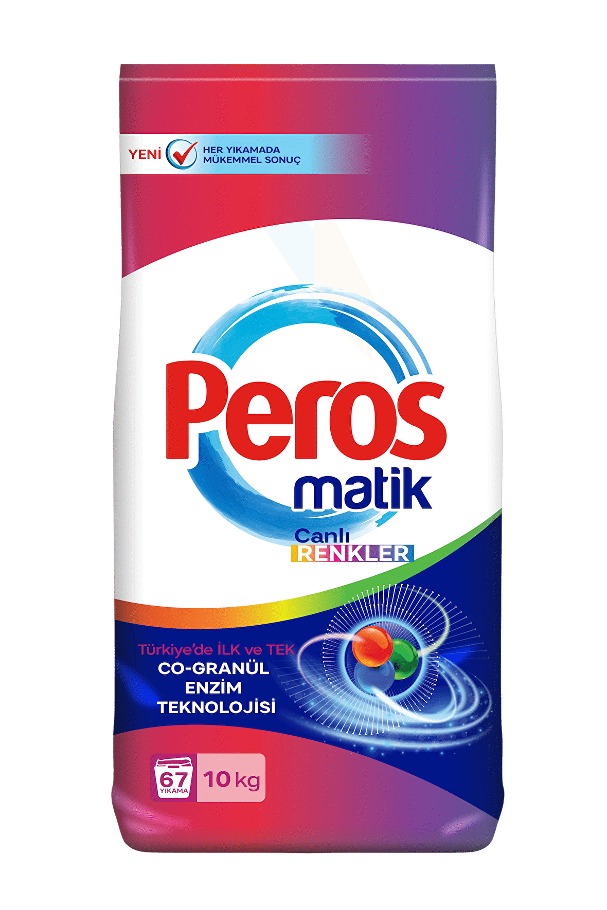 Peros Toz Deterjan Göz Alıcı Canlı Renkler 10 Kg 