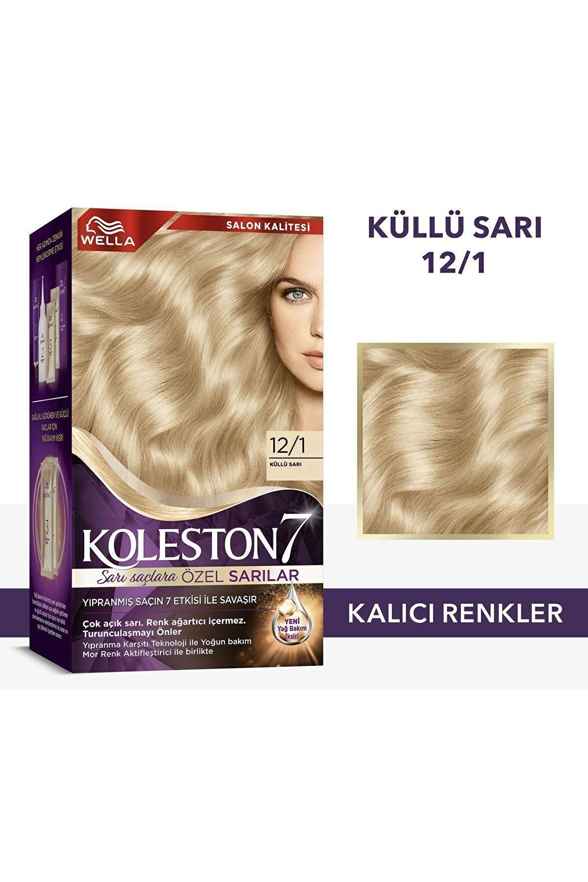 Koleston Supreme Kit Saç Boyası 12/1 Küllü Sarı