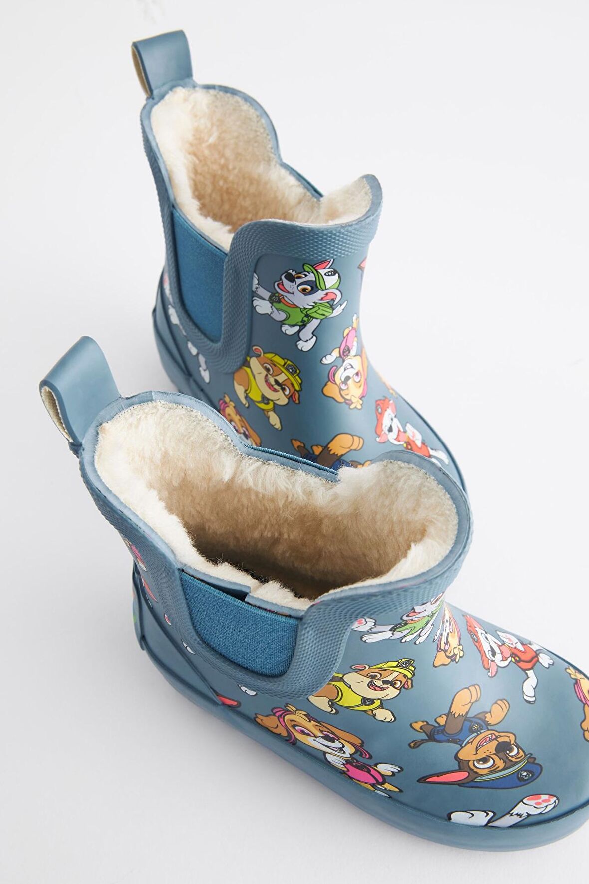 Mavi Paw Patrol Desenli Polar Astaslı Çizme/ Bot