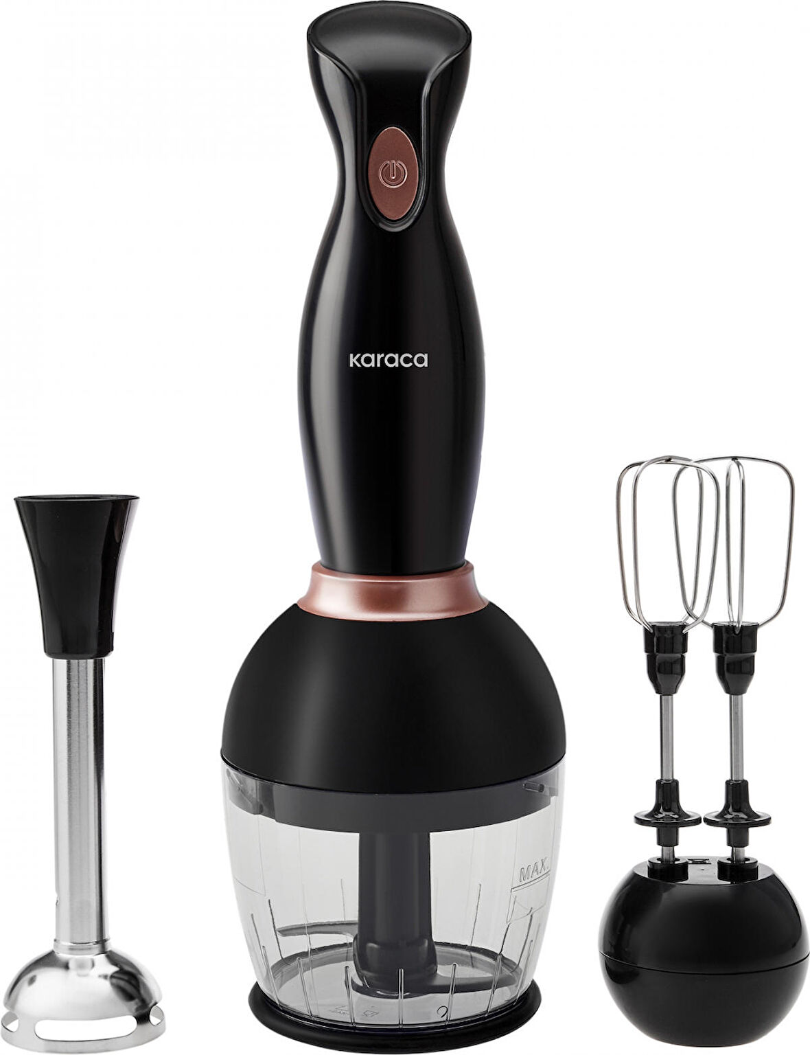 Karaca Pro-Midi 3'lü Blender Seti Black Rose 1000W