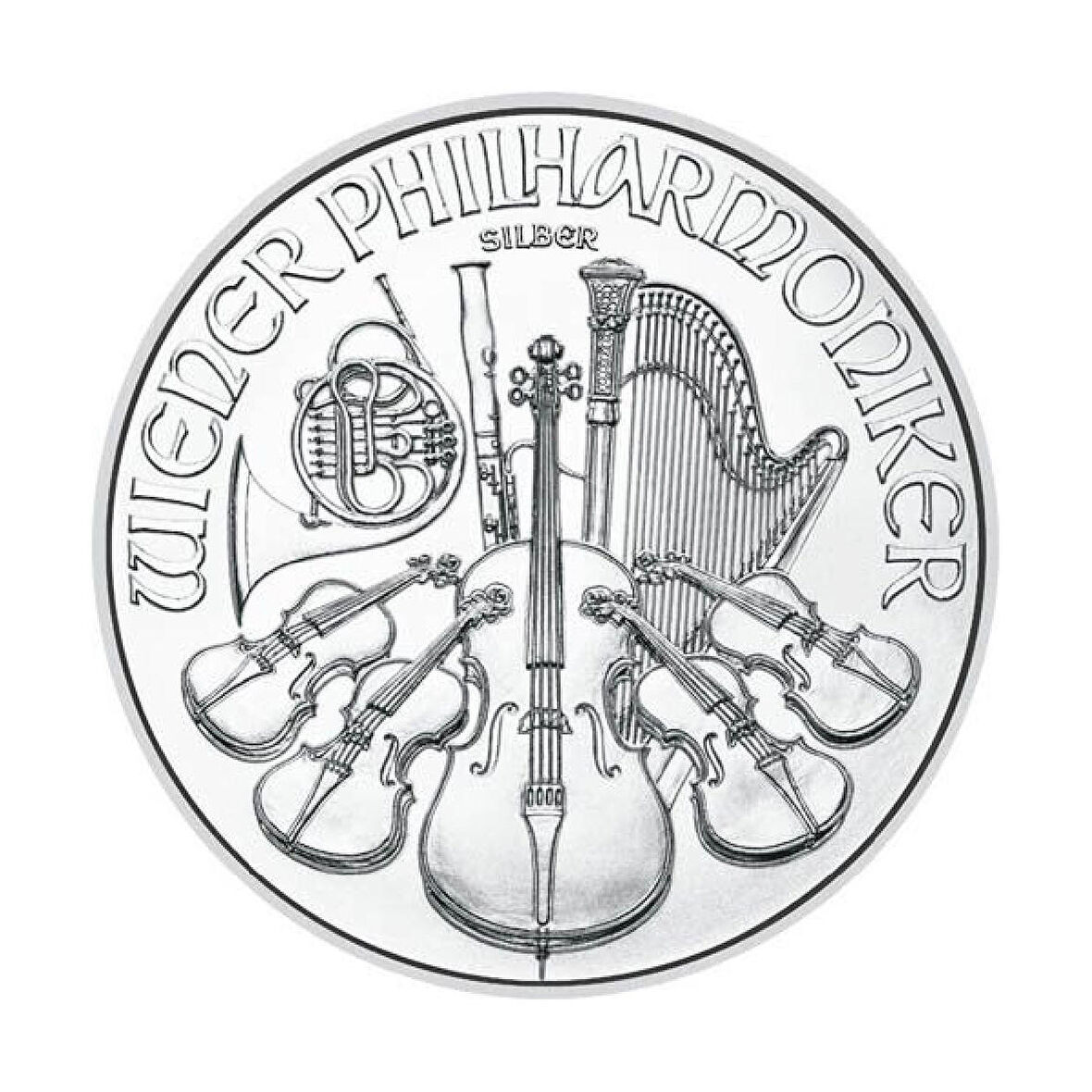 Vienna Philharmonic (2023) 1 Ons Gümüs Sikke Coin (999.9)