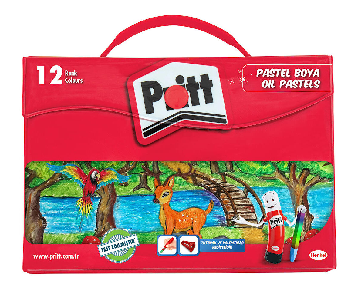 Pritt Pastel Boya Çantalı 12 Renk