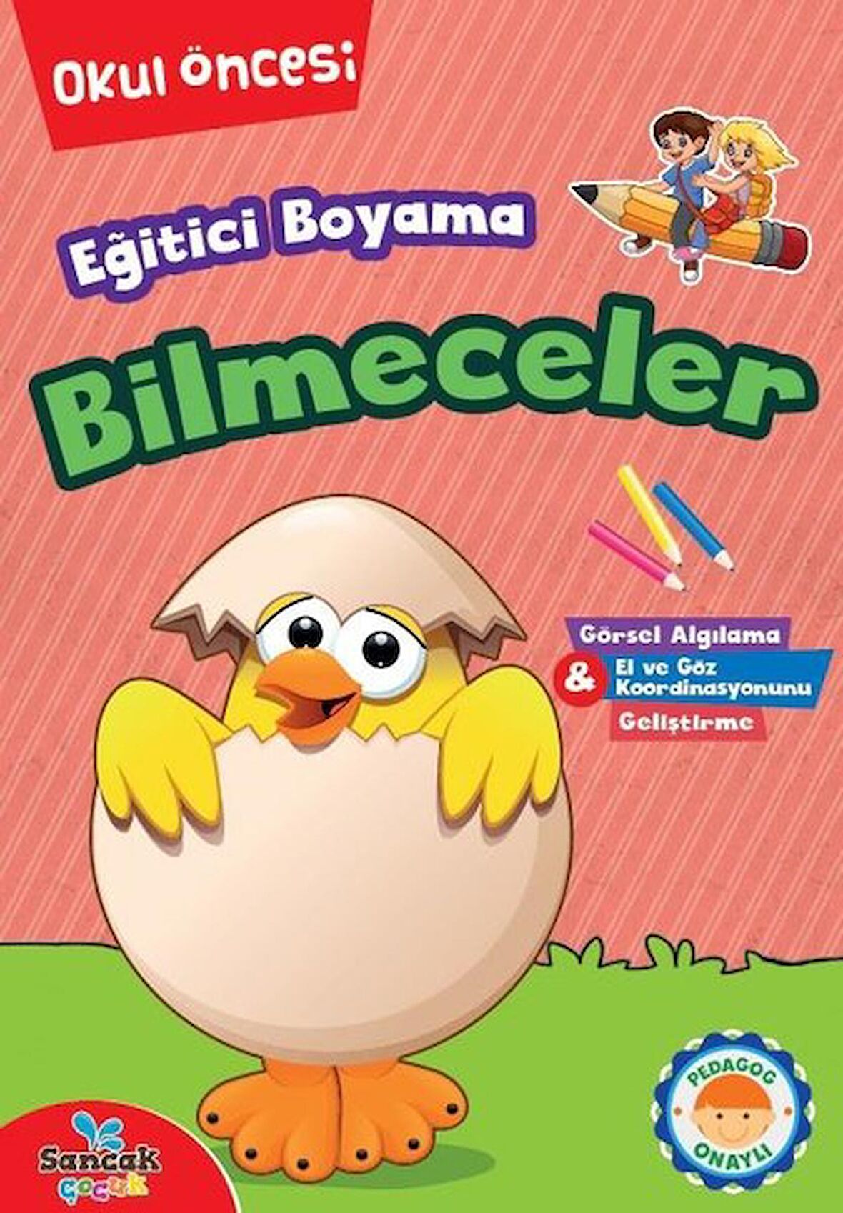 Erdem Çocuk Eğitici Boyama - Bilmeceler Kitabı