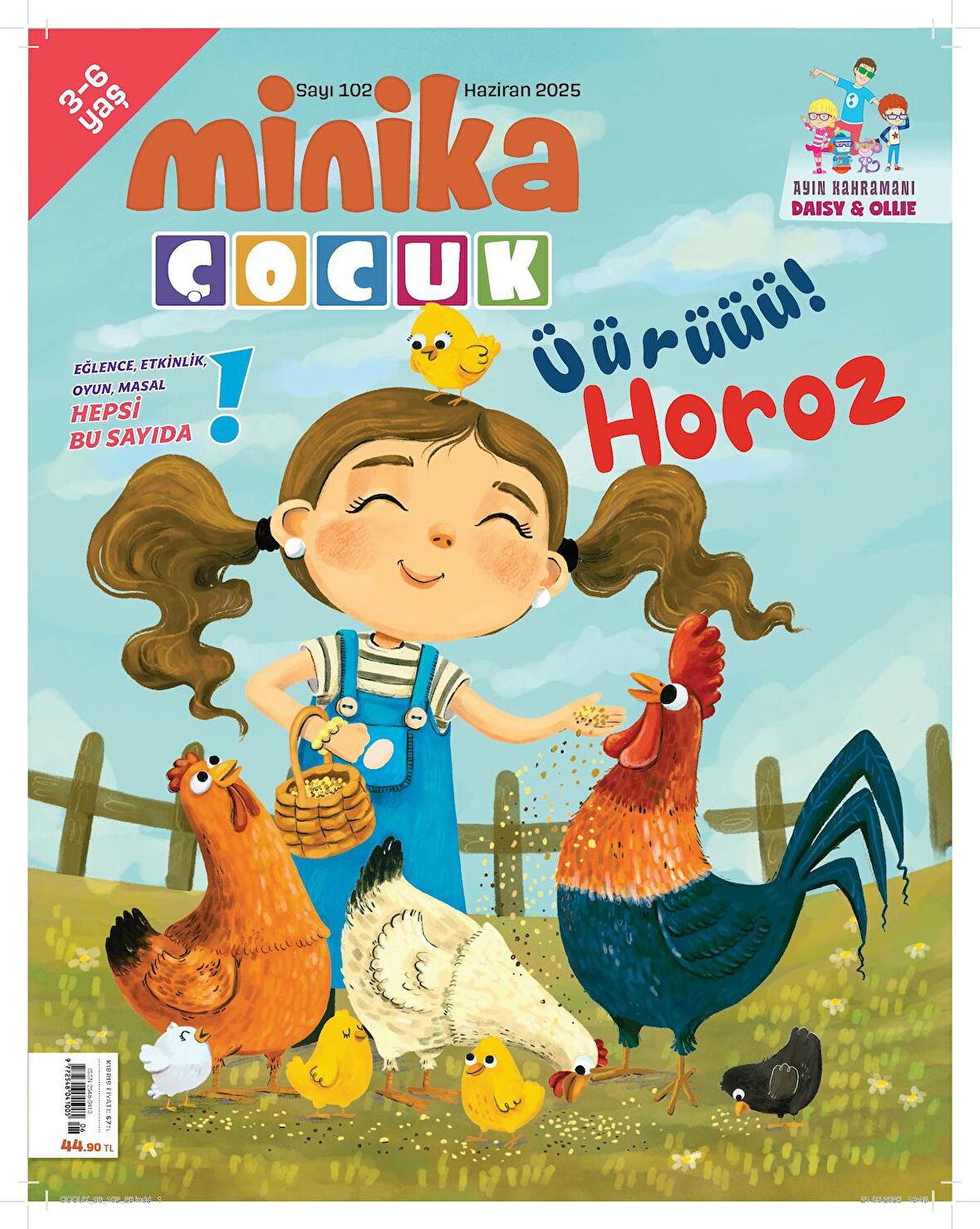 MİNİKA ÇOCUK 1 YIL ABONELIK (12 SAYI)