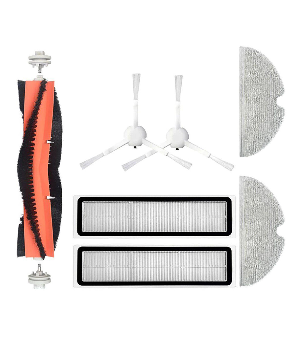 Dreame D9 Uyumlu Yedek Fırça Hepa Filtre Mop Seti-7 Parça