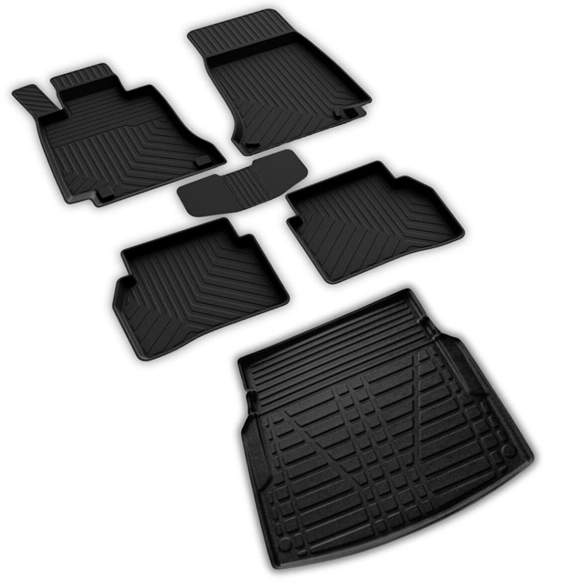 Mercedes E W212 Ferrous 4D Paspas  ve Rampalı 3D Bagaj Havuzu 2010 2015