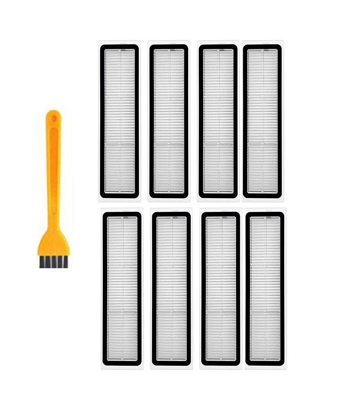 Dreame D9 Uyumlu Yedek Hepa Filtre ve Temizleme Fırçası-9 Parça