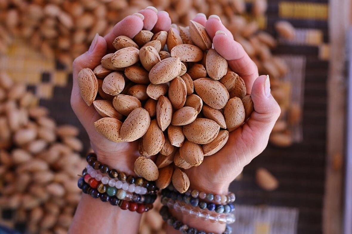 3 Kg Kabuklu Badem Kendi Bahçemizden Yeni Hasat