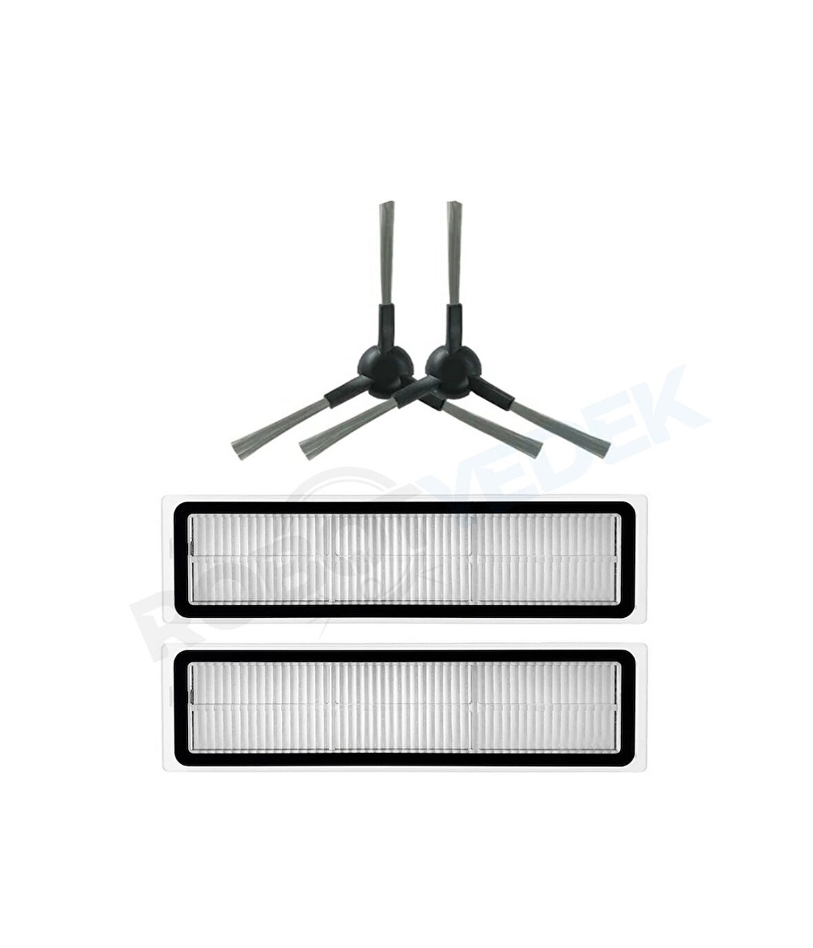 Dreame D9 Max Gen 2 Uyumlu Yedek Hepa Filtre ve Yan Fırça-4 Parça