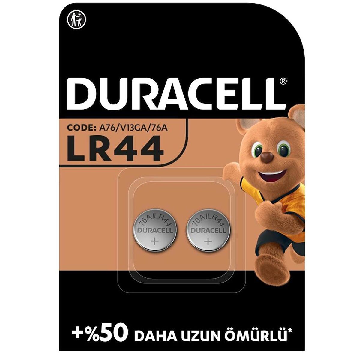 Duracell LR44 1,5 V 2 Li