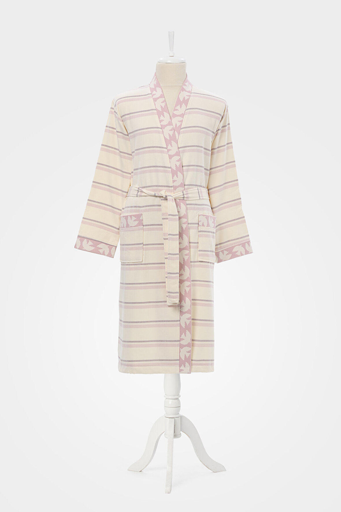 Özdilek Birds Peştamal Kimono Bornoz L/XL Beden