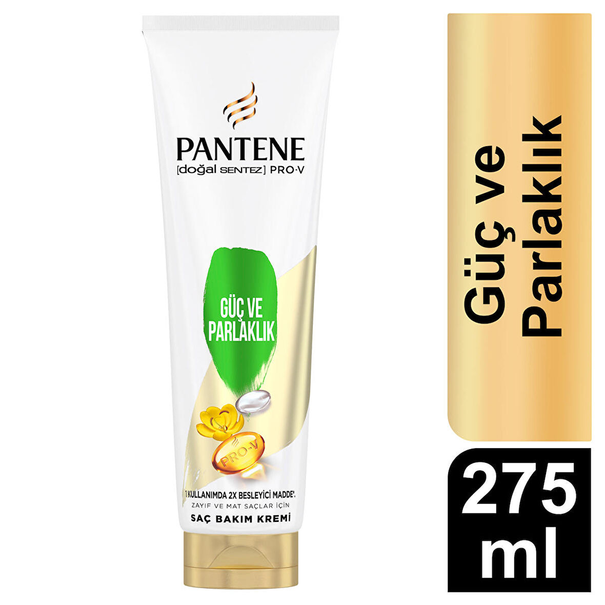 Pantene Doğal Sentez Güç ve Parlaklık Saç Bakım Kremi 275 ml