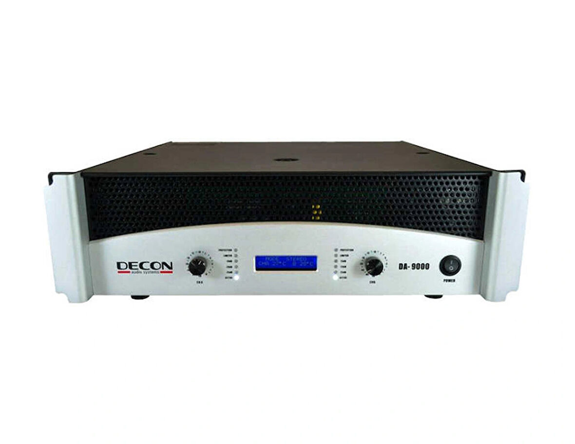 DECON DA-9000 Power Amfi - 2X1000W/8 Ohm 2X1700W/4 Ohm