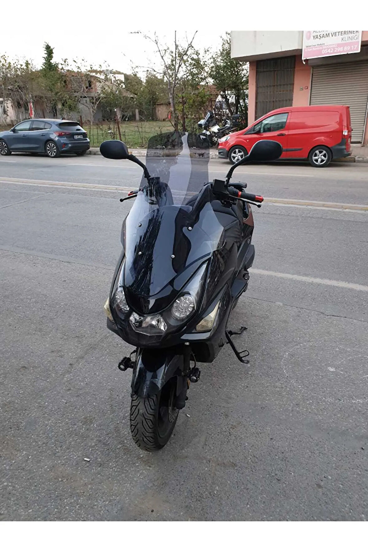 Daelim S3 Advance Siperlik Ön Cam 2010 2018 Model 77cm Açıkfüme Renkli 4mm