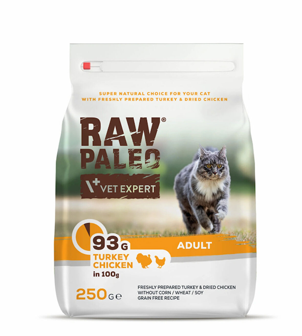 RAW PALEO ADULT CAT TURKEY&CHICKEN 2 KG YETİŞKİN KEDİ MAMASI 