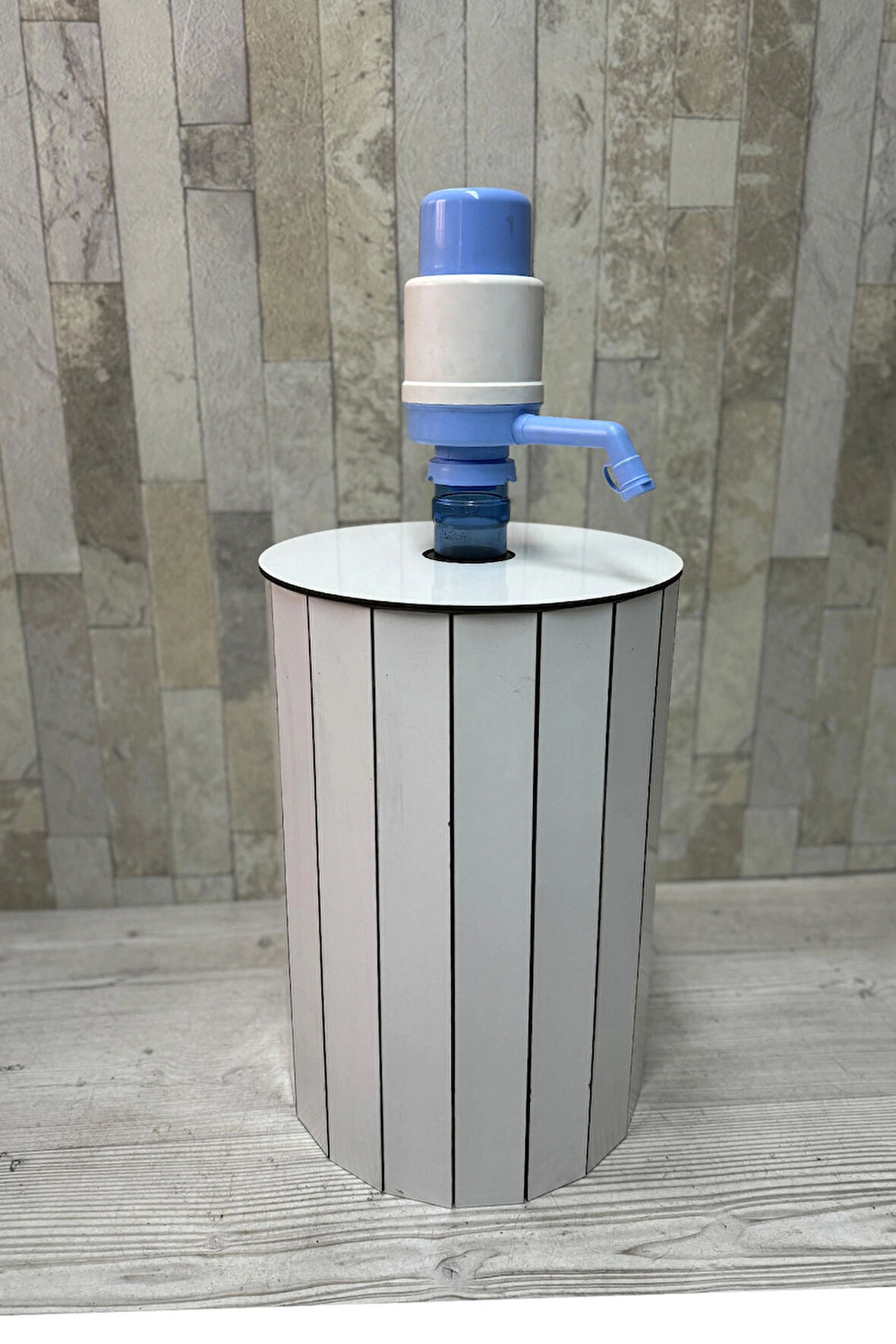 adımshops Dekoratif Damacana-gizleme-saklama-kutusu-dolabı-kılıfı-bezi Damacanab