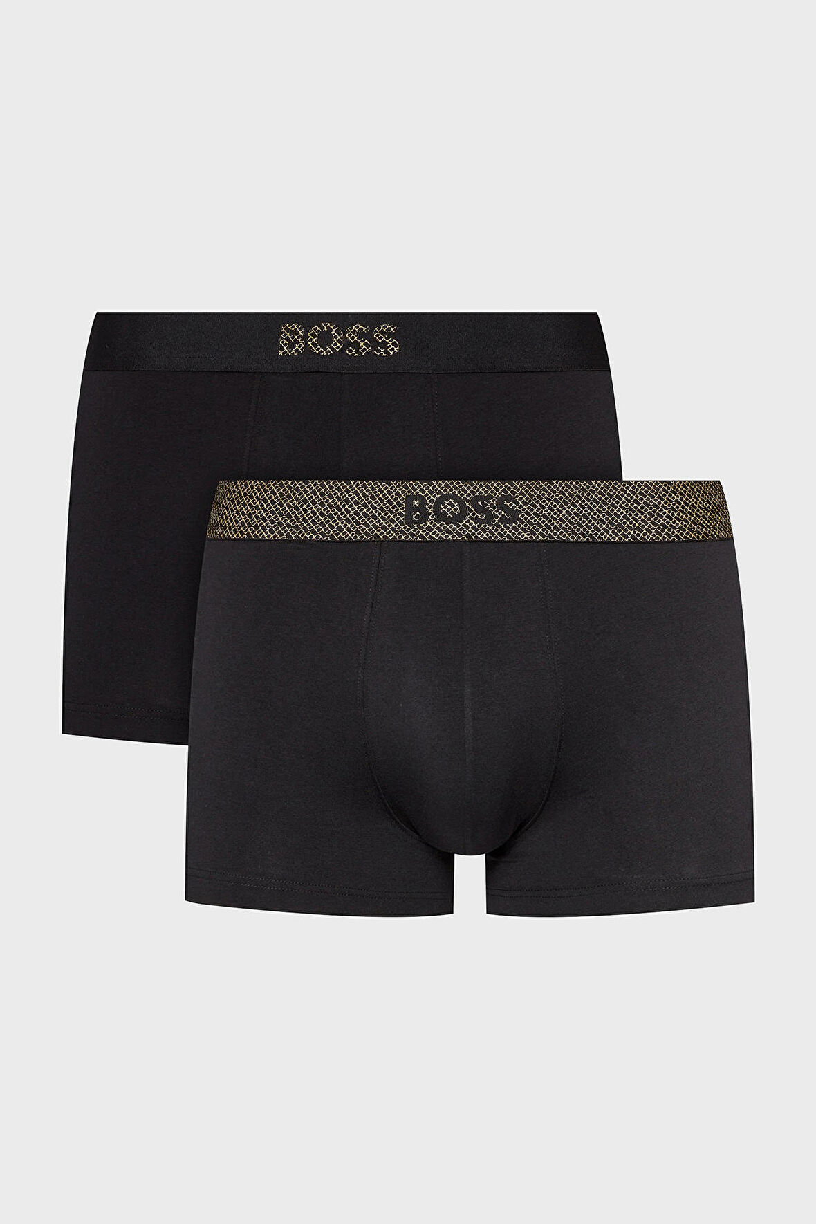 Boss Logolu Streç Pamuklu 2 Pack Boxer Erkek BOXER 50524213 001