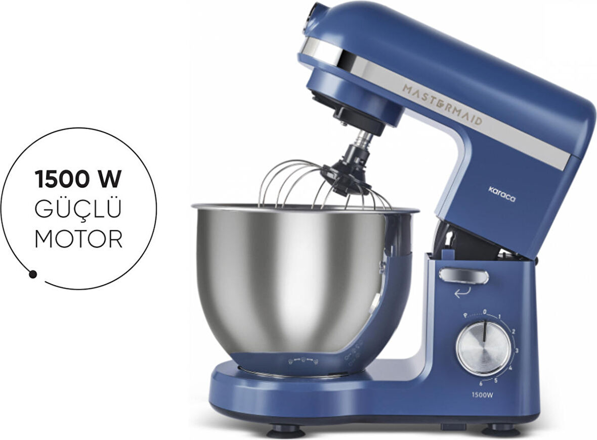 Karaca Mastermaid Chef Stand Mikser 1500w Marine Blue