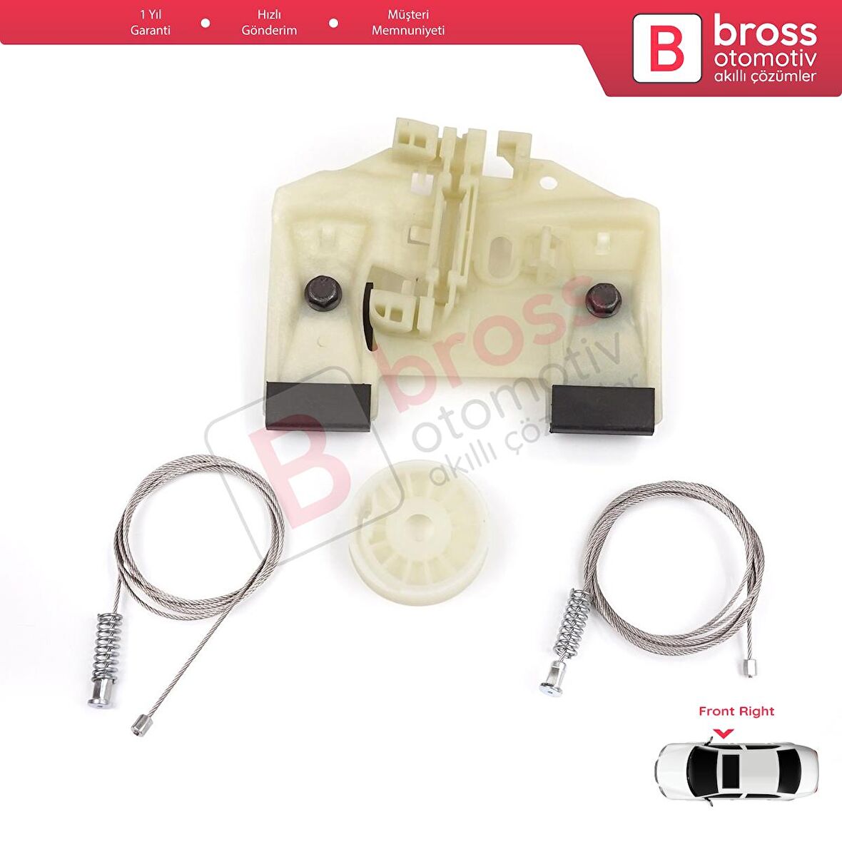 Mercedes Sprinter W906 2006-2018 VW Crafter 30-35 2E 2F 2006-2017 İçin Ön Sağ Cam Kriko Tamir Seti